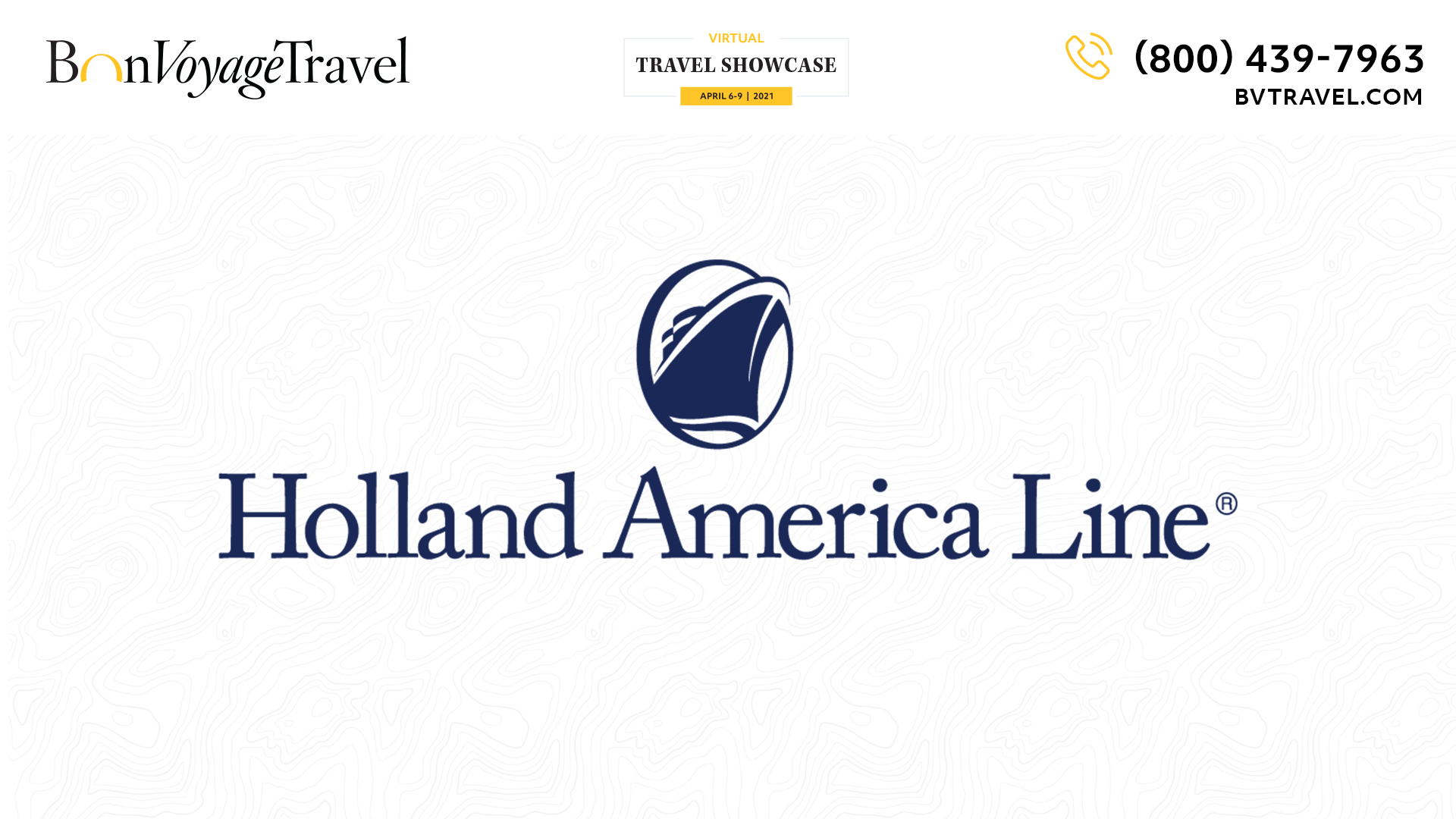 Virtual Showcase - Holland America Line