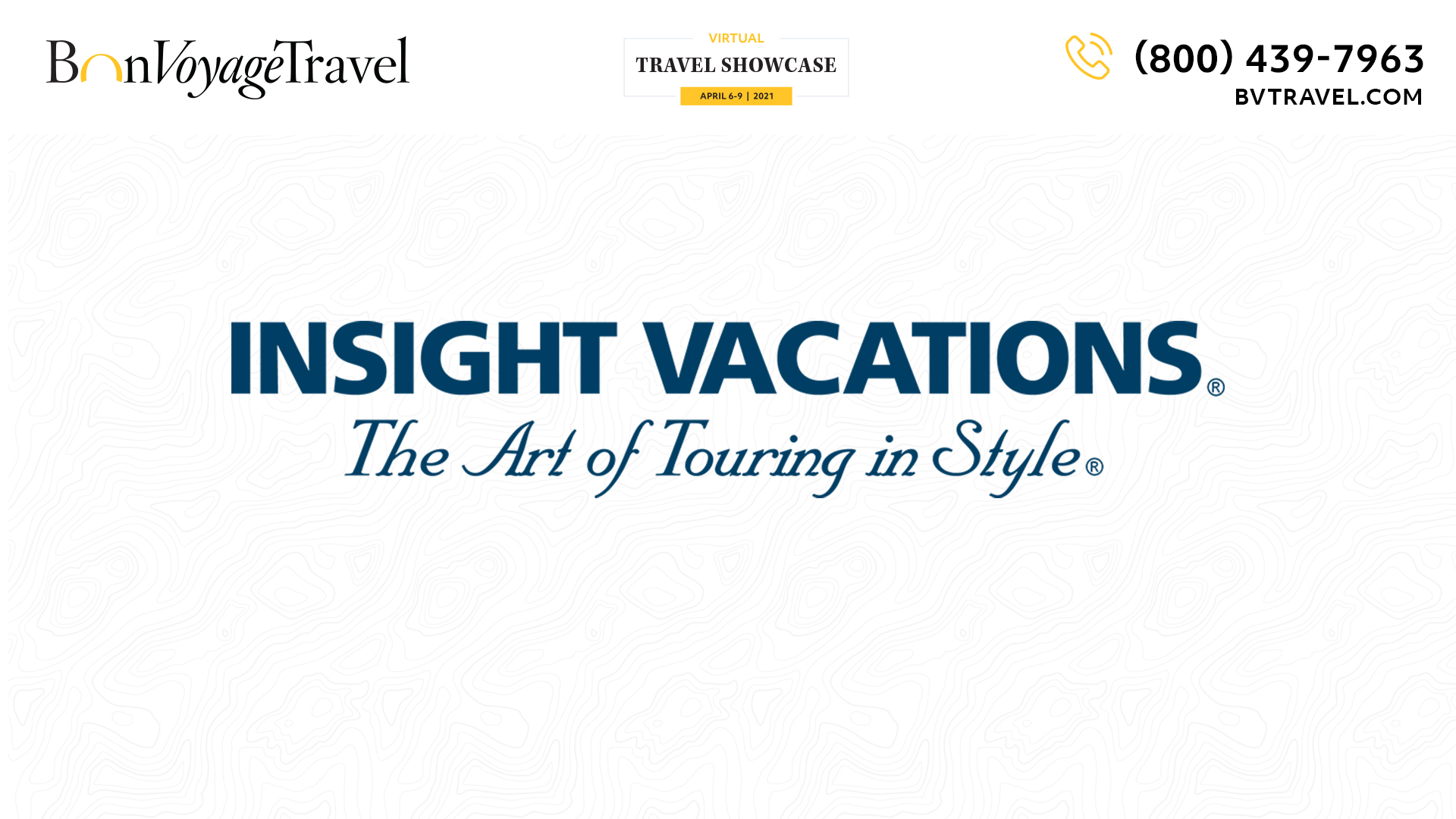 Virtual Showcase - Insight Vacations