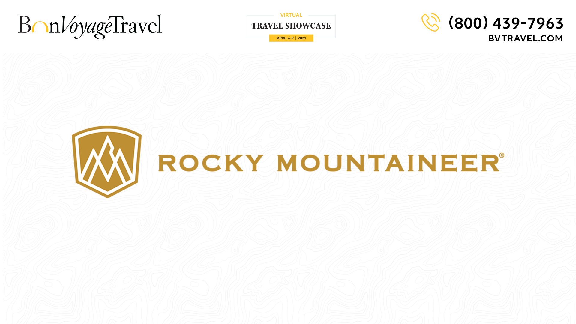 Virtual Showcase -  Rocky Mountaineer